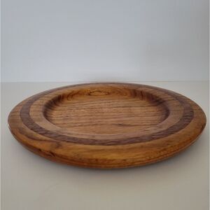 Wooden Candle Holder/Plate 